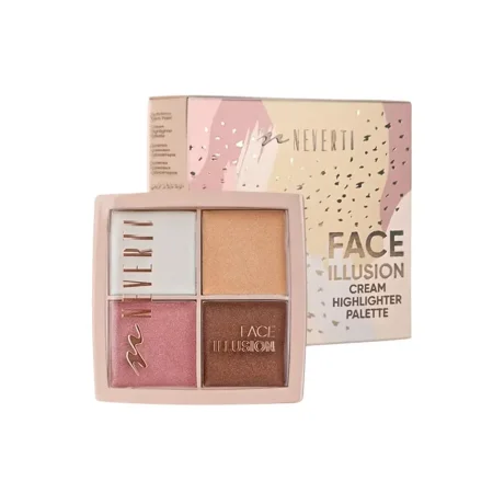 NEVERTI FACE ILLUSION CREAM HIGHLIGHTER PALETTE